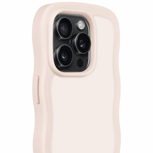 Holdit Wavy Case Apple iPhone 15 Pro - Light Beige