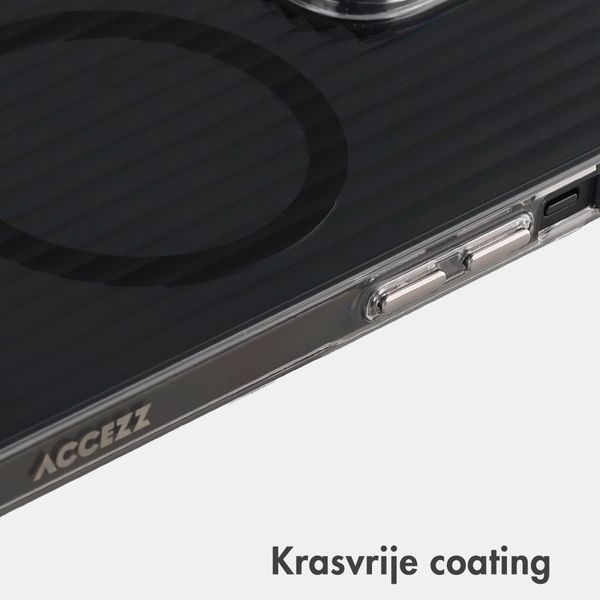 Accezz Lite Backcover met MagSafe | Fluted | Apple iPhone 13 - Zwart