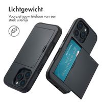 imoshion Backcover met pasjeshouder Apple iPhone 16 Pro - Zwart