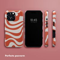 Selencia Vivid Tough Backcover met MagSafe iPhone 16 Pro - Dream Swirl Orange