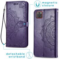 imoshion Mandala Bookcase Huawei Y5p - Paars