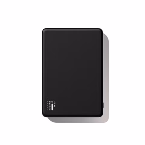 iDeal of Sweden Slim MagSafe Powerbank 5,000 mAh - Wireless Powerbank - Black