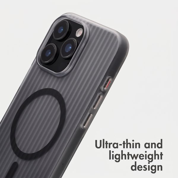 Accezz Lite Case with MagSafe | Fluted | Apple iPhone 16 Pro - Grey