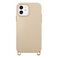 Selencia Rivièra MagSafe Backcover met afneembare haakjes iPhone 12 / 12 Pro - Milky Latte