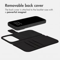 imoshion Detachable 2-in-1 Luxury Bookcase Apple iPhone 18 Pro Max / 17 Pro Max - Black