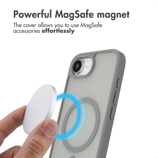 imoshion Colour Guard Back Cover with MagSafe Apple iPhone 17e / 16e - Grey