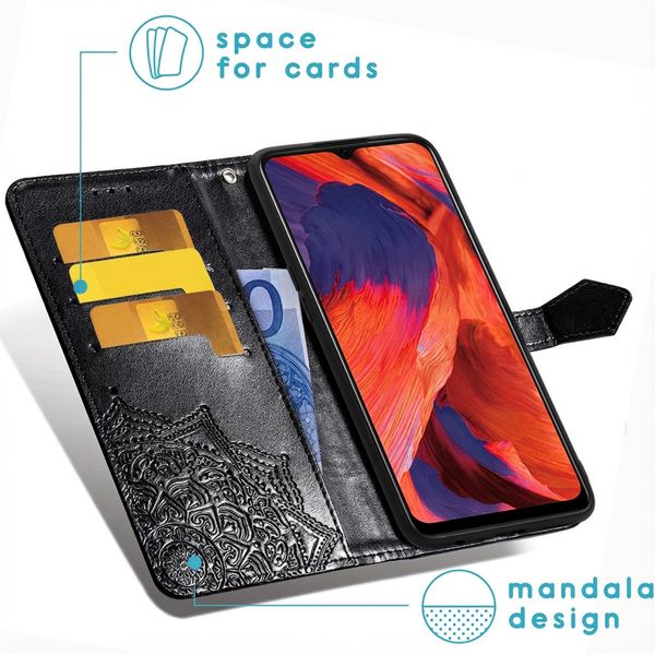 imoshion Mandala Bookcase Oppo A73 (5G) - Zwart