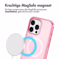 imoshion Sparkle Backcover met MagSafe Apple iPhone 16 Pro Max - Glitter Roze
