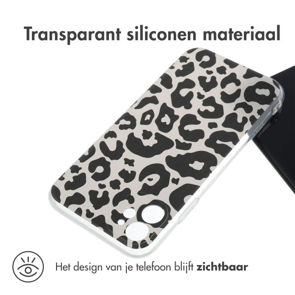 imoshion Design hoesje Apple iPhone 11 - Leopard Transparent