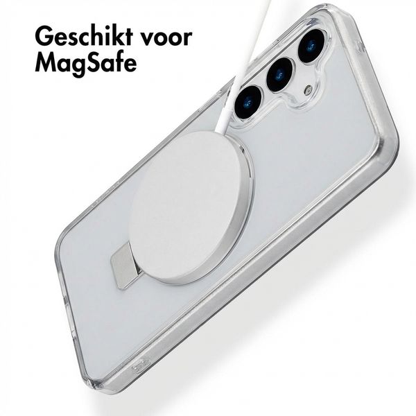 Accezz Ring Stand Backcover met MagSafe Samsung Galaxy S25 - Transparant
