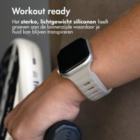 imoshion Active Sport siliconenbandje Apple Watch Series 1 t/m 10 / SE / Ultra (2) (44/45/46/49 mm) - Starlight