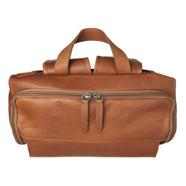 The Chesterfield Brand Rich Laptop rugzak 15-15.6 inch - Echt leer - Cognac