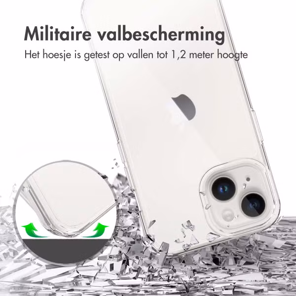 Accezz Xtreme Impact Backcover Apple iPhone 15 - Transparant