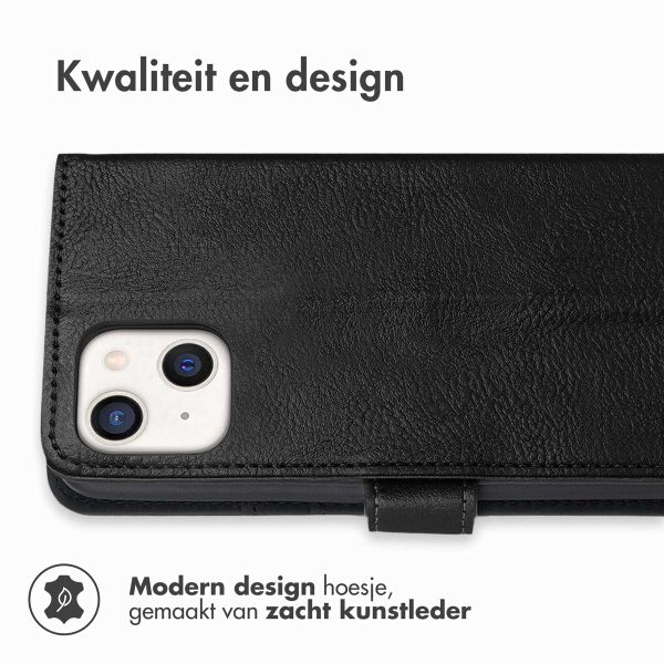 imoshion Luxe Bookcase Apple iPhone 13 - Zwart