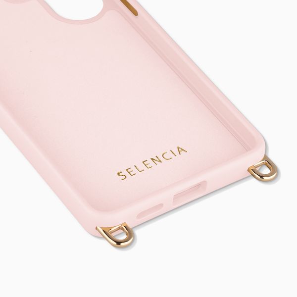 Selencia Rivièra MagSafe Backcover met afneembare haakjes Samsung Galaxy S25 Ultra - Sorbet Pink