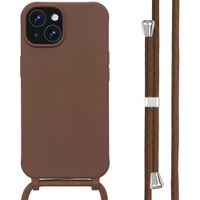 imoshion Siliconen hoesje met koord Apple iPhone 14 / 13 - Bruin