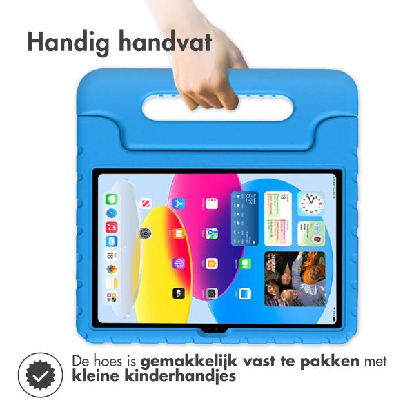 imoshion Kidsproof Backcover met handvat iPad 10 (2022) 10.9 inch - Blauw