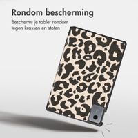 imoshion Design Trifold Bookcase Lenovo Idea Tab - Leopard