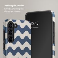 Selencia Vivid Backcover Samsung Galaxy S23 - Wave Vibes Classic Blue