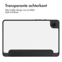 imoshion Trifold Hardcase Bookcase Samsung Galaxy Tab A9 8.7 inch - Zwart