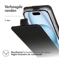 Accezz Flipcase Apple iPhone 16 Plus - Zwart