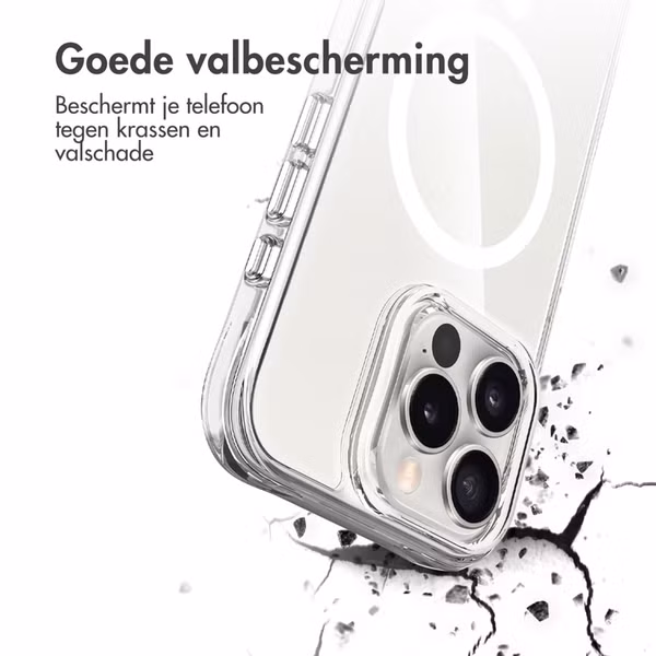 imoshion Rugged Air MagSafe Case Apple iPhone 16 Pro Max - Transparant