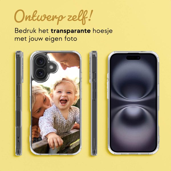 Ontwerp je eigen MagSafe Clear Case Apple iPhone 16 - Transparant