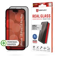 Displex Screenprotector Privacy Glass Full Cover Apple iPhone 15 Plus / 15 Pro Max
