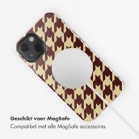 Selencia Vivid Backcover met MagSafe Apple iPhone 13 - Pied-de-Poule