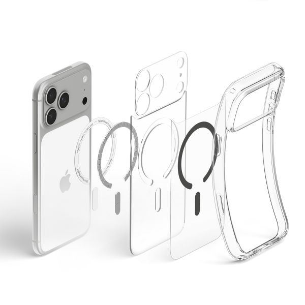 Spigen Ultra Hybrid Backcover MagSafe Apple iPhone 18 Pro Max / 17 Pro Max - Clear Graphite