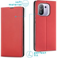 imoshion Slim Folio Bookcase Xiaomi Mi 11 Pro - Rood