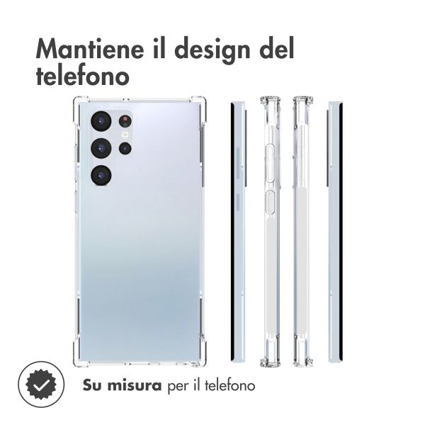 imoshion Shockproof Case Samsung Galaxy S22 Ultra - Transparant