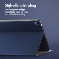 Accezz Classic Tablet Case Apple iPad Air 11 inch (2025) M3 / (2024) M2 / Air 5 (2022) / Air 4 (2020) - Donkerblauw