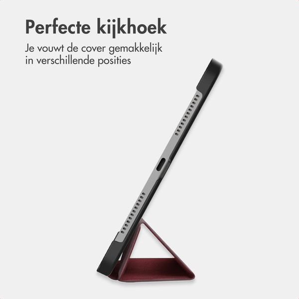 imoshion Trifold Bookcase Samsung Galaxy Tab A11 Plus - Bordeaux