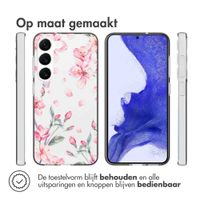 imoshion Design hoesje Samsung Galaxy S23 Plus - Bloem - Roze