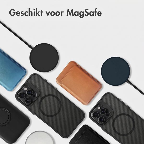 imoshion Rugged Hybrid Carbon Case met MagSafe Apple iPhone 16 Pro - Zwart