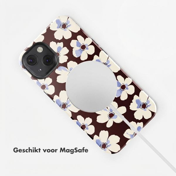 Selencia Vivid Backcover met MagSafe Apple iPhone 13 - Choco Flower Pop