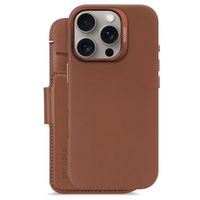 Decoded 2 in 1 Leather Detachable Wallet MagSafe Apple iPhone 16 Pro - Tan
