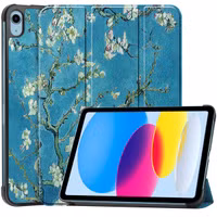 imoshion Design Trifold Bookcase Apple iPad 11 (2025) 11 inch A16 / iPad 10 (2022) 10.9 inch - Green Plant