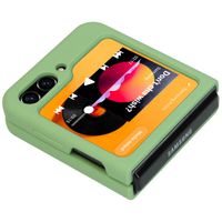 Accezz Liquid Silicone Backcover Samsung Galaxy Z Flip 5 - Groen