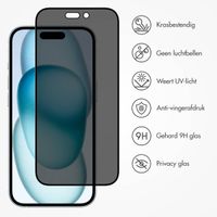 Accezz Gehard Glas Privacy Screenprotector Apple iPhone 14 Pro Max / 15 Plus / 16 Plus