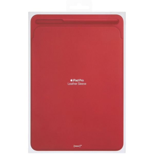 Apple Leather Sleeve Apple iPad 9 (2021) 10.2 / iPad 8 (2020) 10.2 / iPad 7 (2019) 10.2 / Air 3 (2019) / Pro 10.5 (2017) - Red