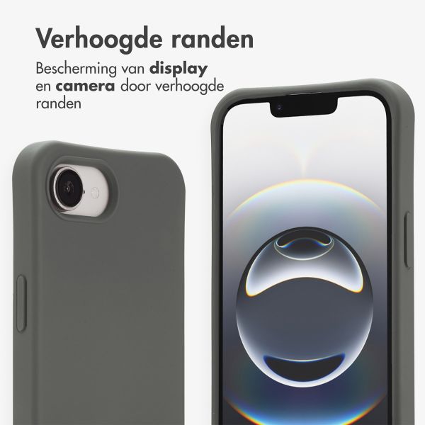 imoshion Color Backcover met afneembaar koord MagSafe Apple iPhone 16e - Black Coffee