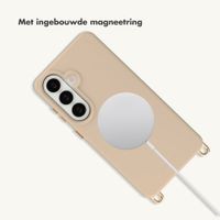 Selencia Rivièra MagSafe Backcover met afneembare haakjes Samsung Galaxy S26 - Milky Latte