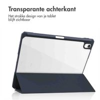 imoshion Trifold Hardcase Bookcase Apple iPad Air 11 inch (2026) M4 / (2025) M3 / (2024) M2 / Air 5 (2022) / Air 4 (2020) - Donkerblauw