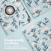 imoshion 360° Draaibare Design Bookcase Apple iPad 6 (2018) 9.7 inch / iPad 5 (2017) 9.7 inch - Flowers