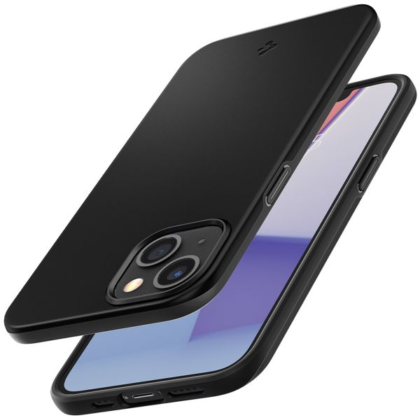 Spigen Thin Fit Backcover iPhone 13 Mini - Zwart