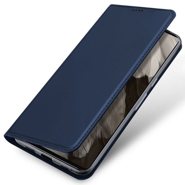 Dux Ducis Slim Softcase Bookcase Google Pixel 7a - Donkerblauw