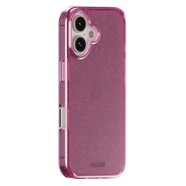 Holdit Glitter Case iPhone 16 - Pink