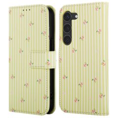 imoshion Design Bookcase Samsung Galaxy S23 - Garden Stripes